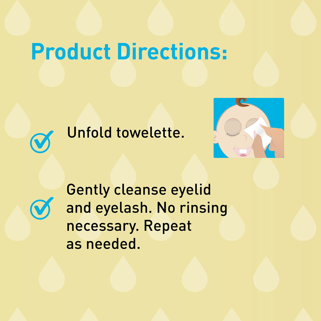 OCuSOFT Baby Eyelid and Eyelash Cleanser, Pre-Moistened Towelette, 20 Count