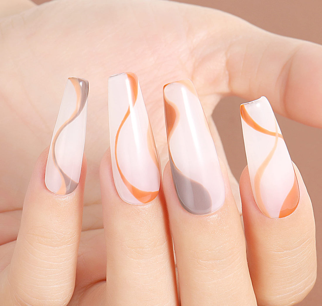 AIMEILI Soak Off U V LED Nude Brown Gel Nail Polish Color, Nudes Neutral Color Gel Kit for Halloween Nail Art Gifts for Women Mother Gift Set Of 12pcs X 8ml - Kit Set 1