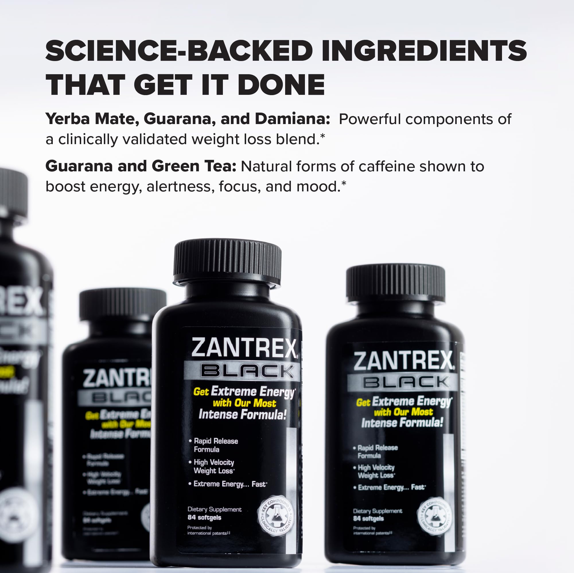 Zantrex Black - Weight Loss Supplement Pills - Weightloss Pills - Dietary Supplements - Lose Weight Supplement - Energy and Weight Loss Pills - 84 Count