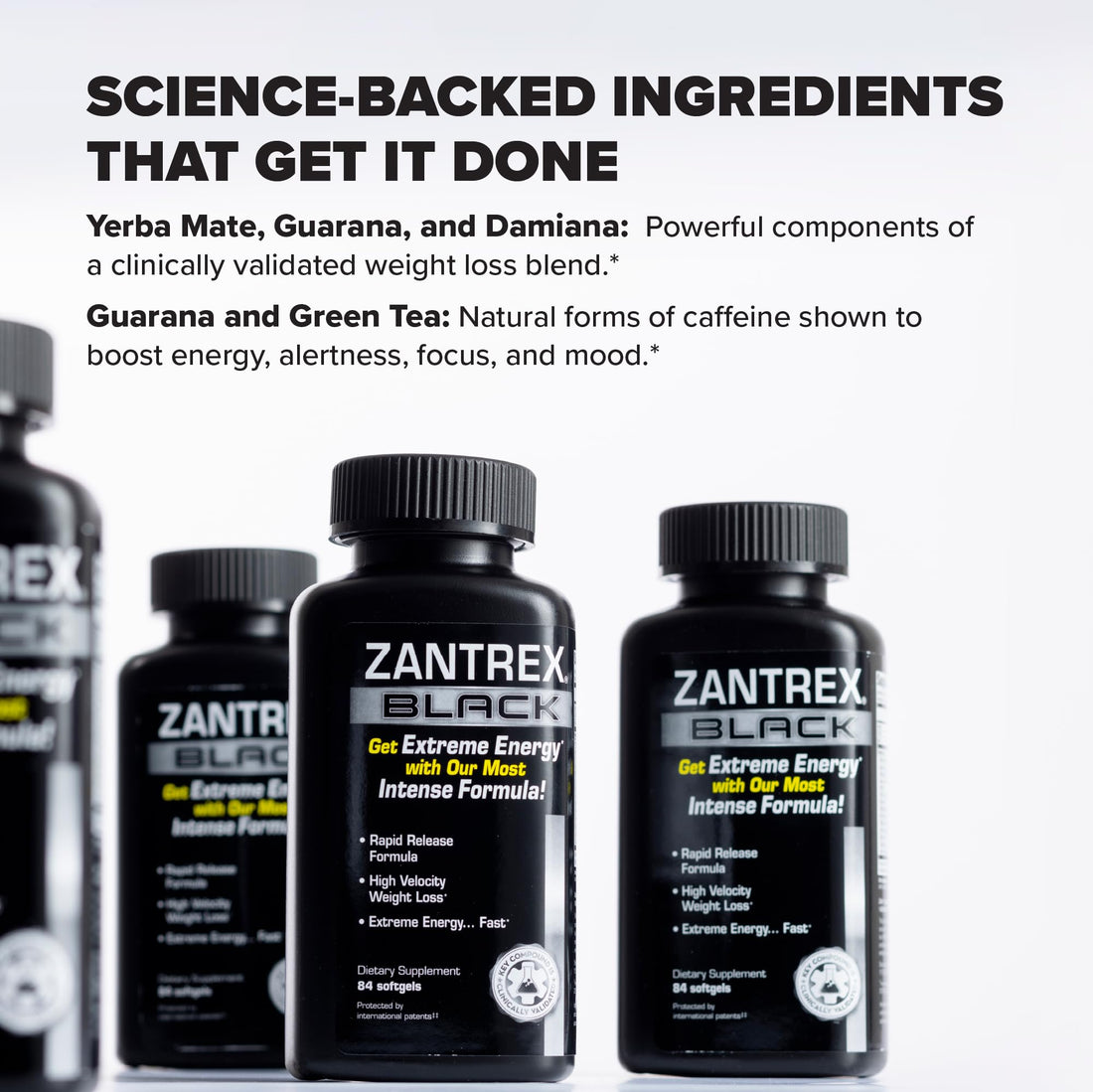 Zantrex Black - Weight Loss Supplement Pills - Weightloss Pills - Dietary Supplements - Lose Weight Supplement - Energy and Weight Loss Pills - 84 Count