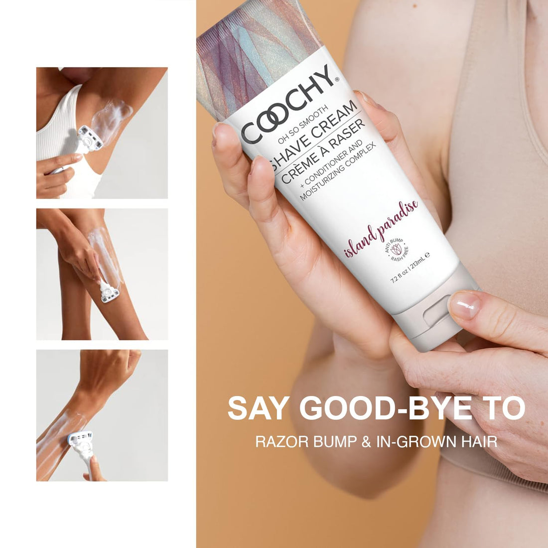 Classic Erotica Classic Erotica Coochy Shave Cream, Island Paradise, 7.2 Ounce