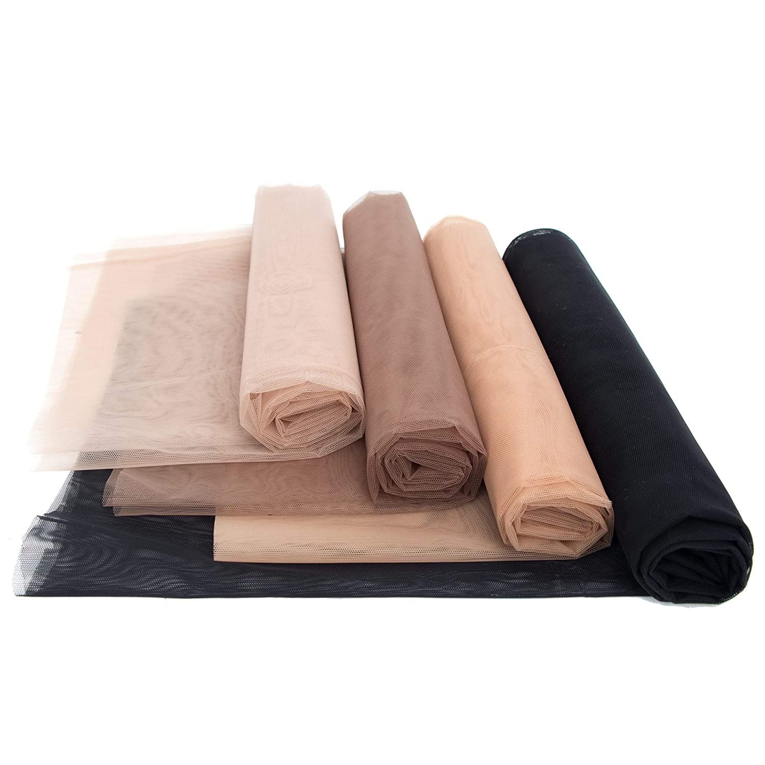 1/2 Yard (18 x40), Blonde : BHD Swiss Lace Net for Making Lace Wig- 1/2 Yard (18x40), Blonde Color