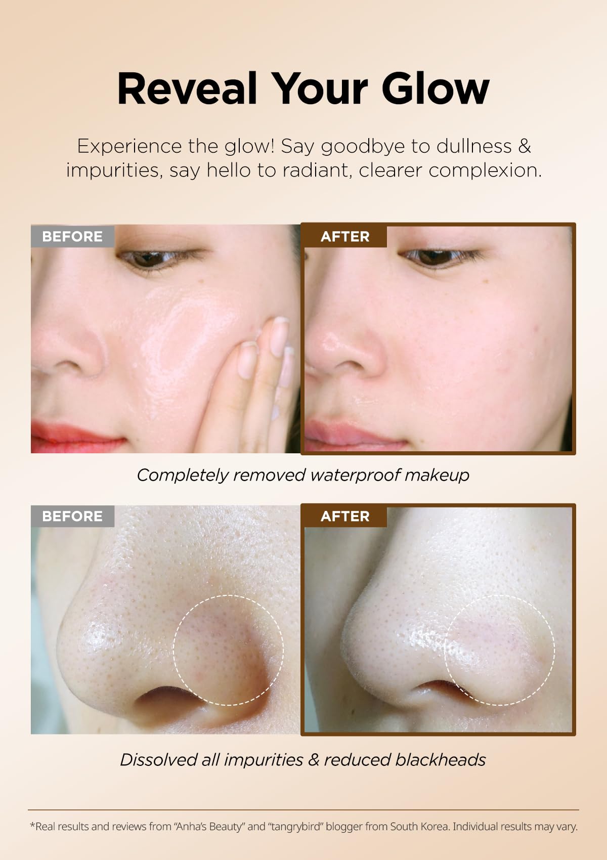 Hanskin BHA Pore Cleansing Balm, Gentle Blackhead Cleanser and Makeup Remover for Combination and Oily Skin [BHA/2.82 oz]