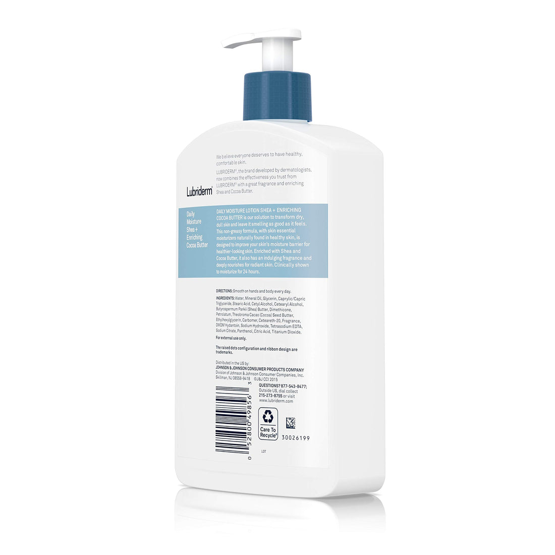 Lubriderm Skin Nourishing Moisturizing Lotion-Shea and Cocoa Butters-16oz
