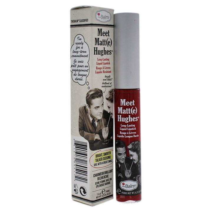 theBalm Meet Matte Hughes Long Lasting Liquid Lipstick, Loyal, 7.4ml