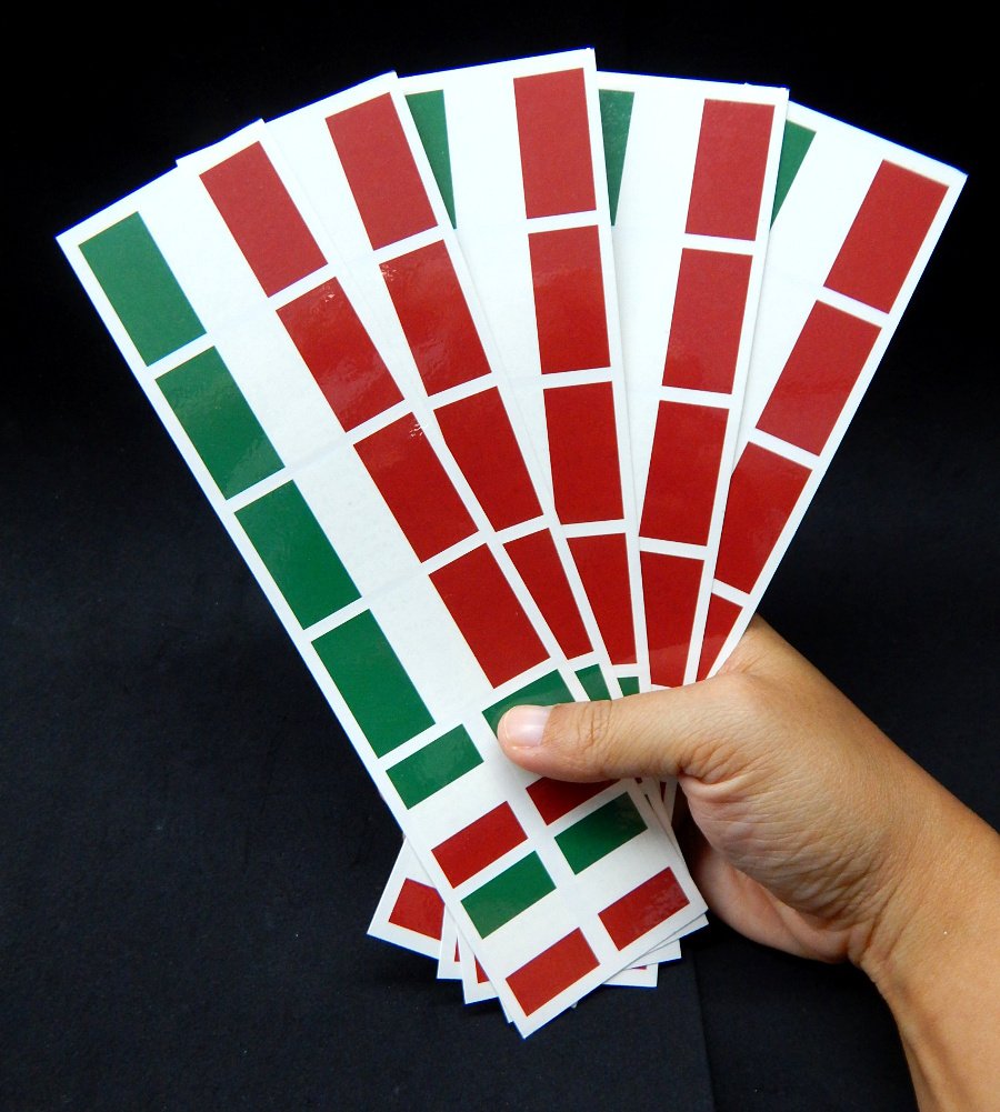 Italian Flag Temporary Tattoos, Italy Party Favors