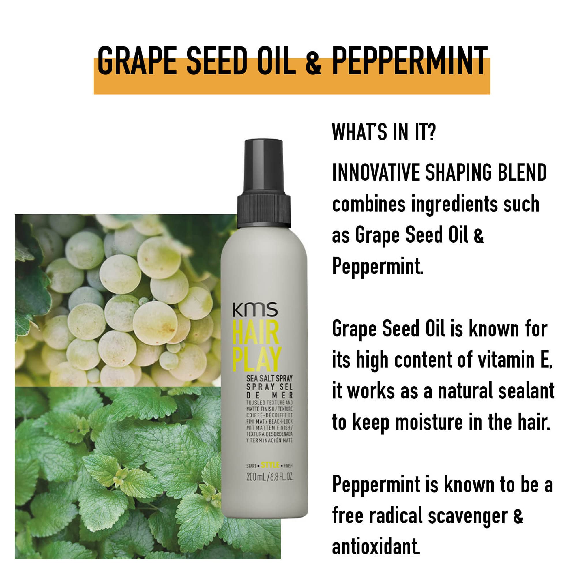 KMS Hair Play Sea Salt Spray