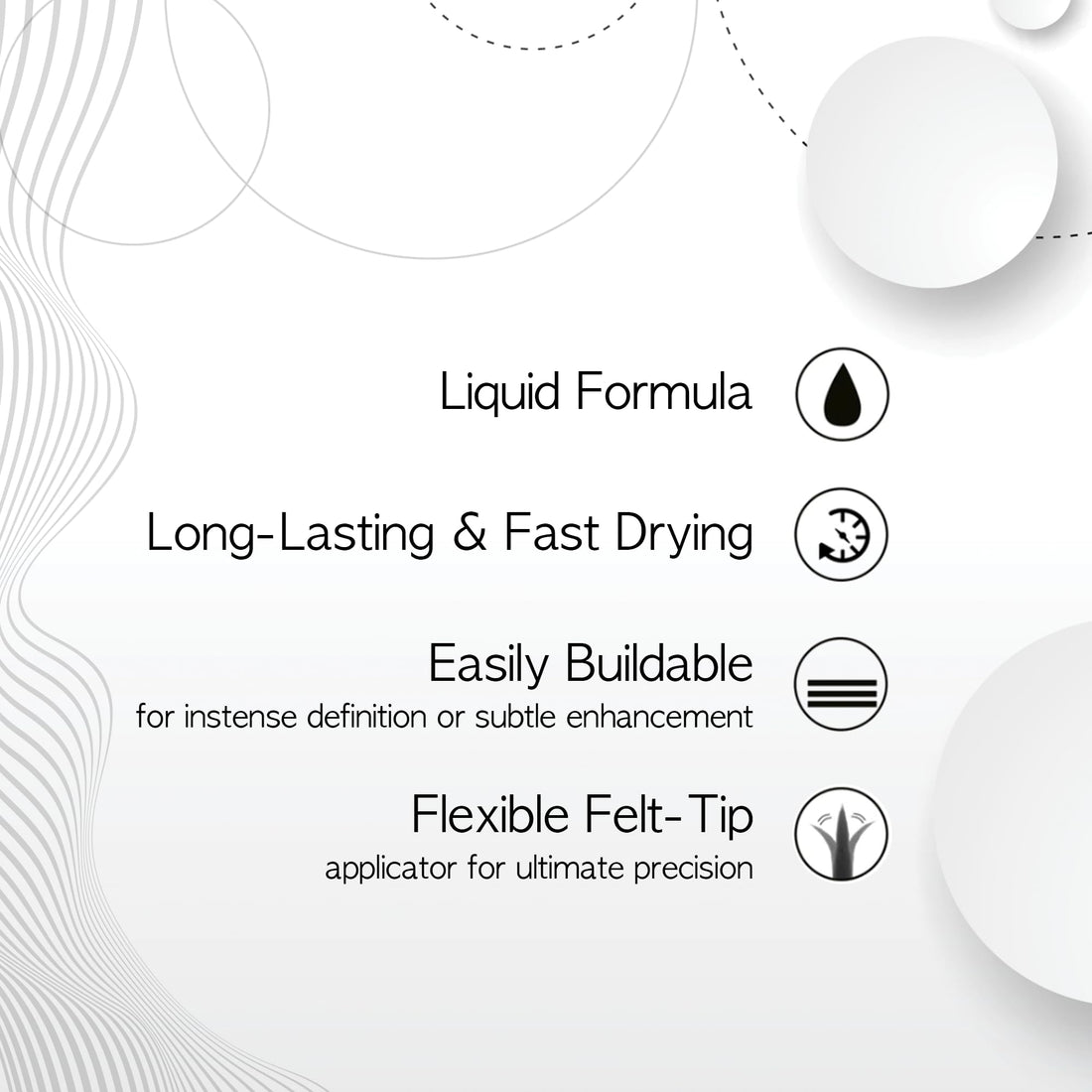 Ruby Kisses Liquid Eyeliner (LE04 WHITE)