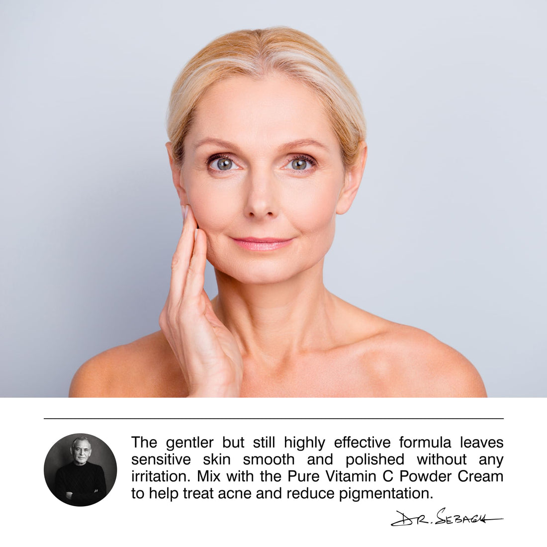 Dr Sebagh - Exfoliating Face Mask Sensitive Skin [AHA & SALYCIC ACID] - Gentle Face Exfoliator for Smooth & Radiant Skin - Sensitive Skin Exfoliating - Skin Exfoliator for Skin Cell Boost (1.7fl.oz.)