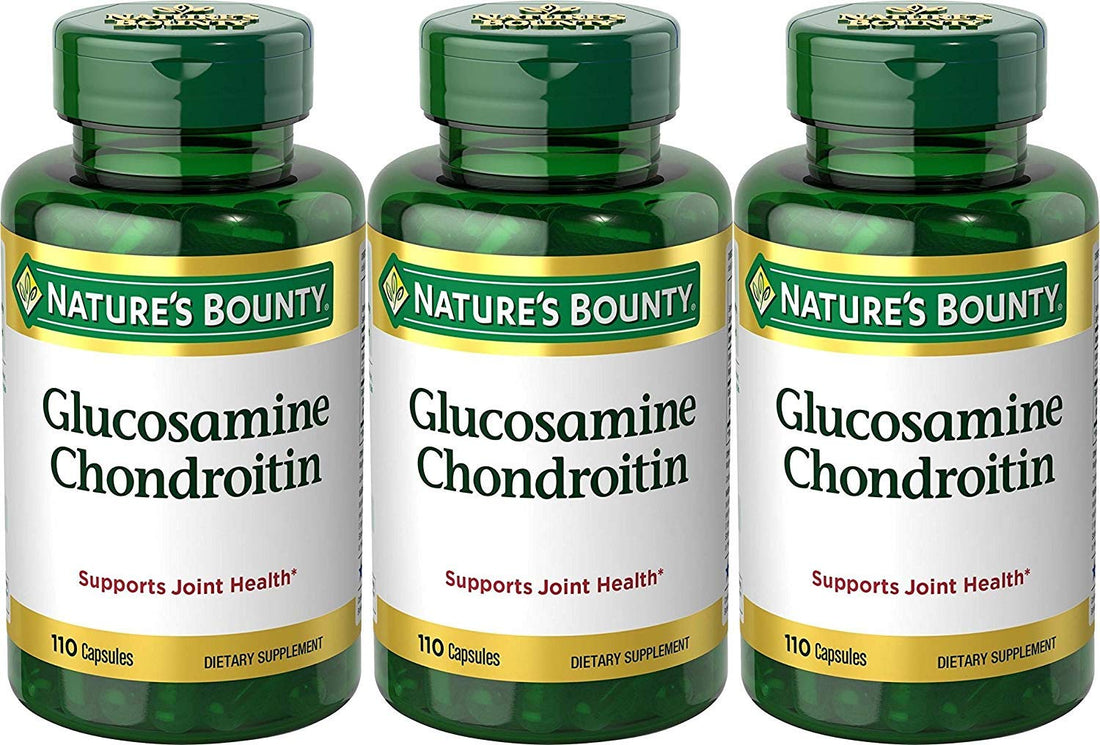 Nature's Bounty Glucosamine Chondroitin Complex, 110 Count (Pack of 3)