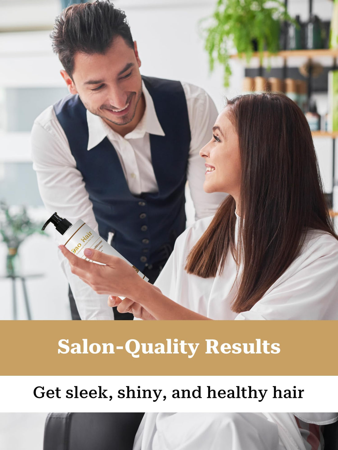 Dao Hair Leave-In Conditioner with Jojoba, Silk and Camellia for Hydration and Repair, Anti-Frizz, for Dry, Curly and Wavy Hair, 12oz