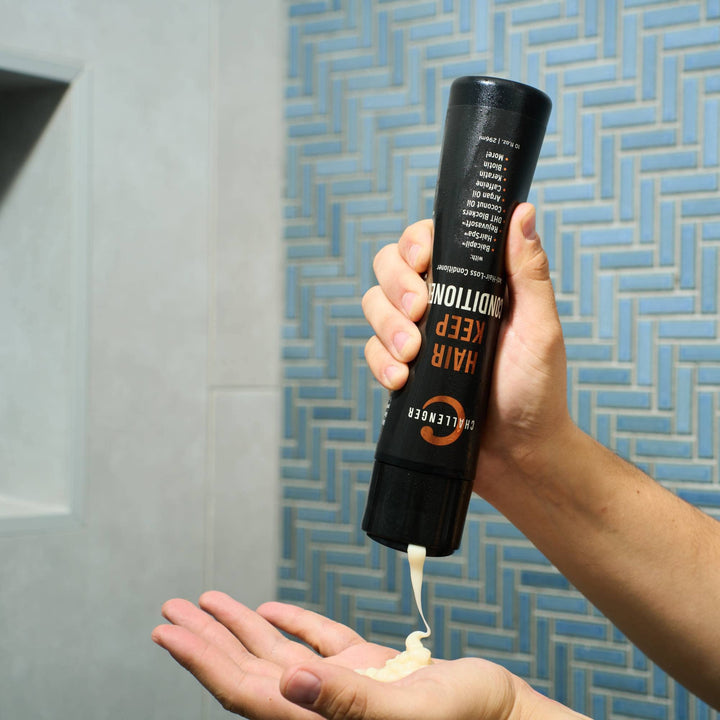 New Hair Keep Conditioner - Challenger DHT Blocking, Hair Growth Conditioner - 10OZ w/Baicapil, Rejuvasoft, HairSpa, Caffeine, Biotin, Argan & Coconut Oils, more