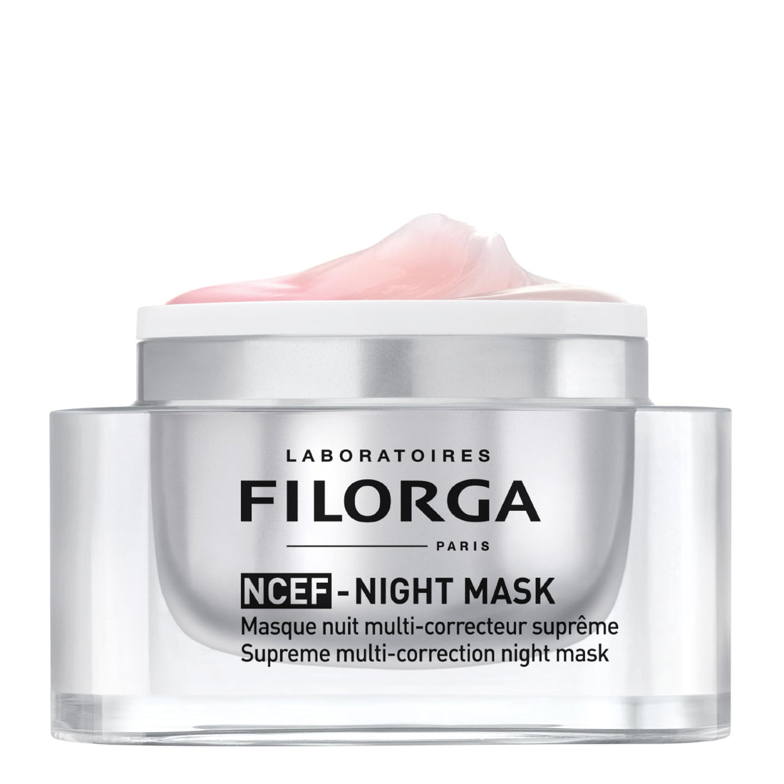 Filorga NCEF-Night Mask Supreme Multi-Correction Concentrated Night Cream for Wrinkles Firmness Radiance, All Skin Types, 1.69 fl oz