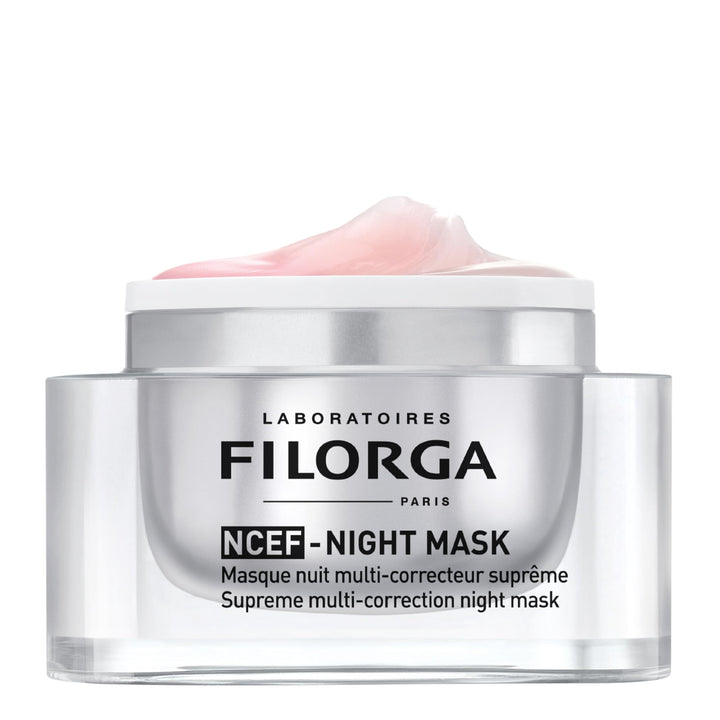 Filorga NCEF-Night Mask Supreme Multi-Correction Concentrated Night Cream for Wrinkles Firmness Radiance, All Skin Types, 1.69 fl oz