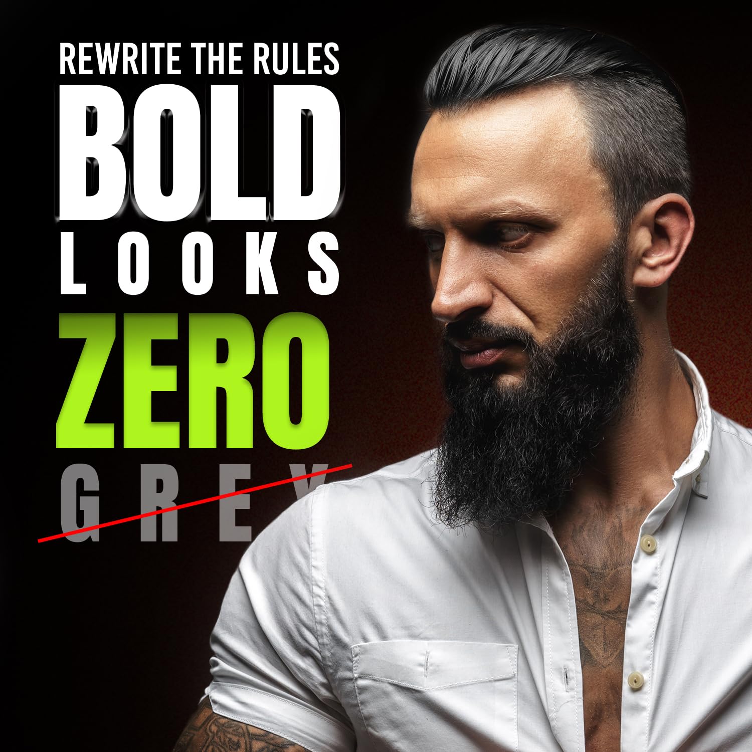 Herbishh Gray Reducing Shampoo for Men, Hair Darkening & Volume Boost with Every Wash, Cleanses & Revitalizes, Easy At-Home Use, Safe for Light Brown to Black Shades, All Hair Types 6.09 fl.oz