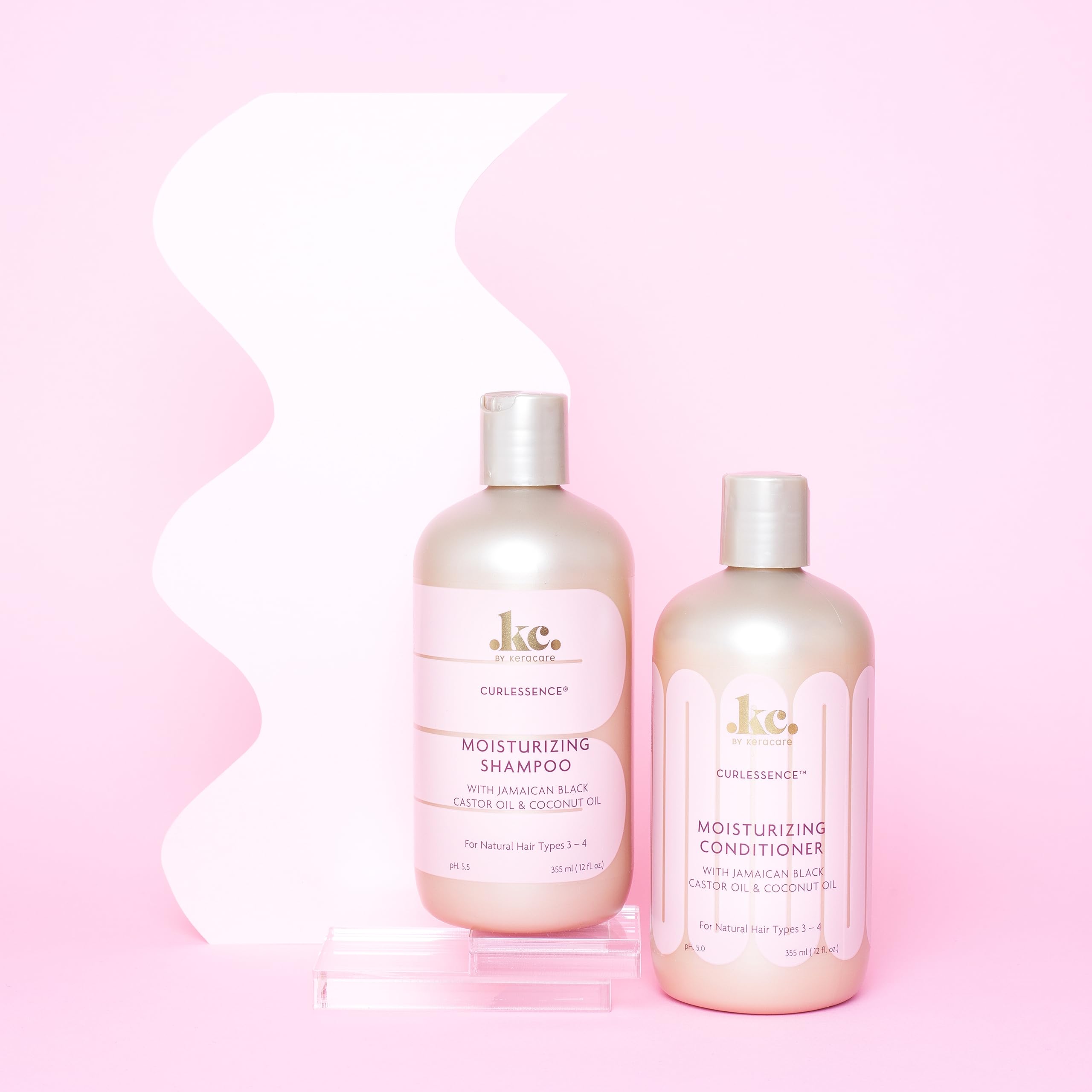 KeraCare CurlEssence Coconut Conditioner - 12 oz - With Jamaican Black Castor Oil & Coconut Oil - Increase Hair Moisture & Strength