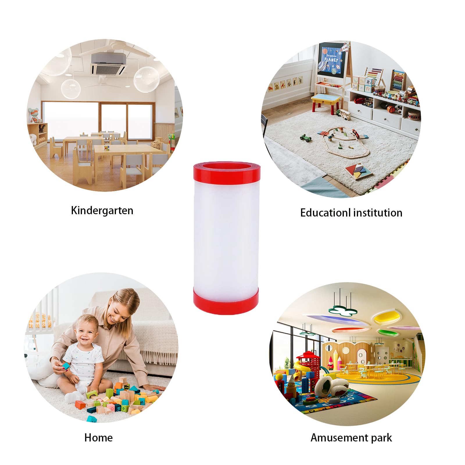 Door Pinch Guard Baby Proofing, Door Hinge Cover, Door Protector for Kids Finger Safety, Door Finger Pinch Guards Heavy Duty, Door jam Shield,JuneSisters 2