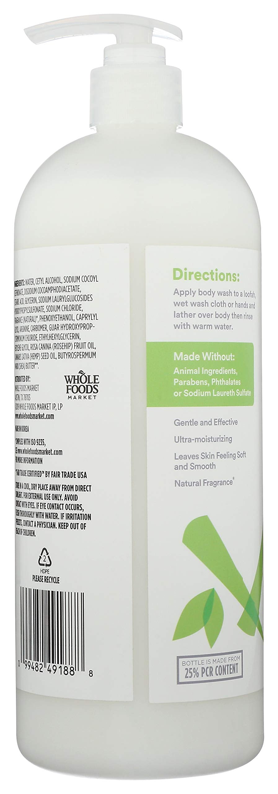 365 by Whole Foods Market, Body Wash Moisturizing Aloe & White Tea, 32 Fl Oz