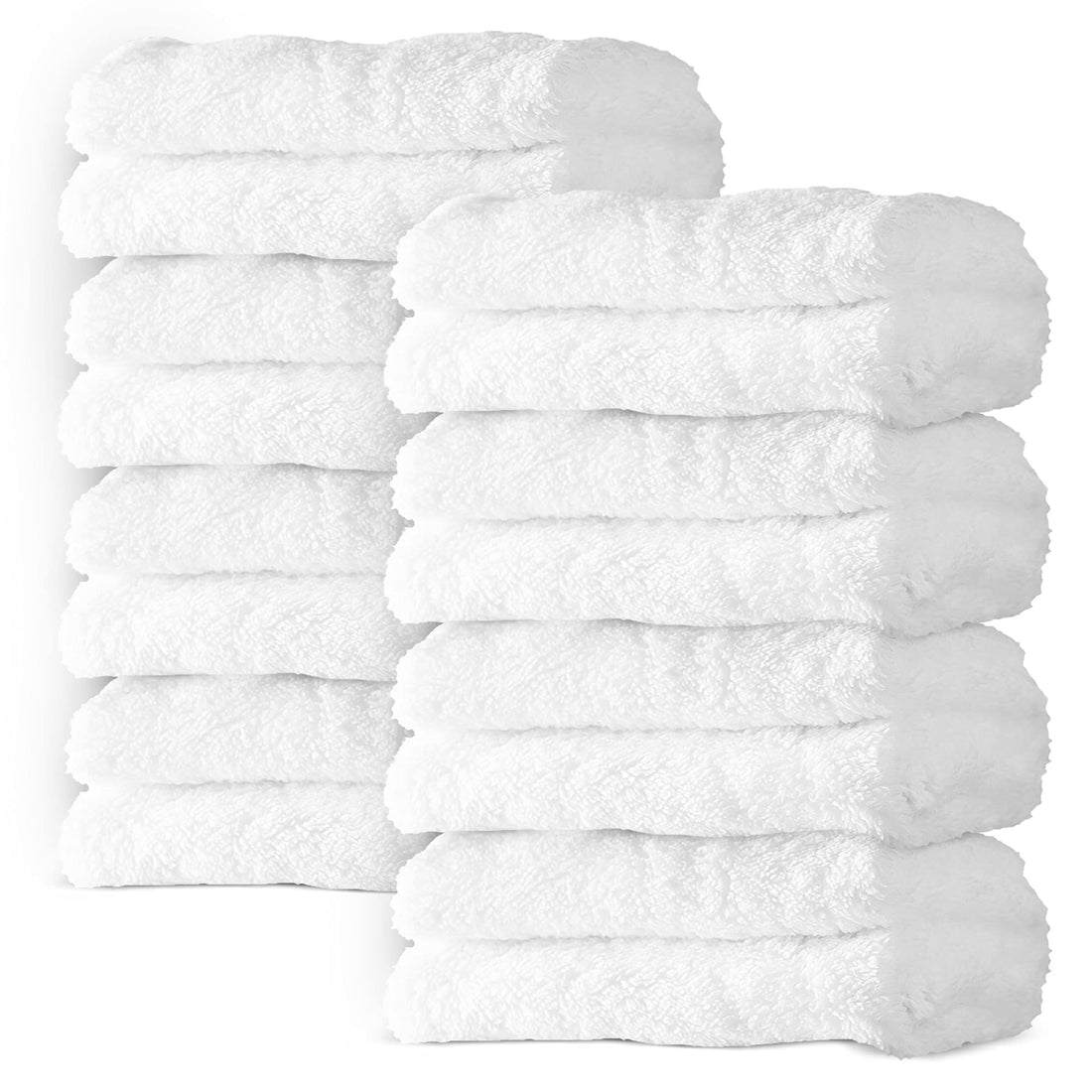 8 Pack Large Burp Cloths for Baby - 20 by 10 Ultra Absorbent Burping Cloth, Baby Washcloths, Newborn Towel - Milk Spit Up Rags - Burpy for Unisex, Boy, Girl - Burp Cloths Set(White)