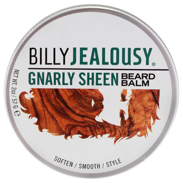 Billy Jealousy Beard Balm, Gnarly Sheen Woodsy, 2.0 oz.