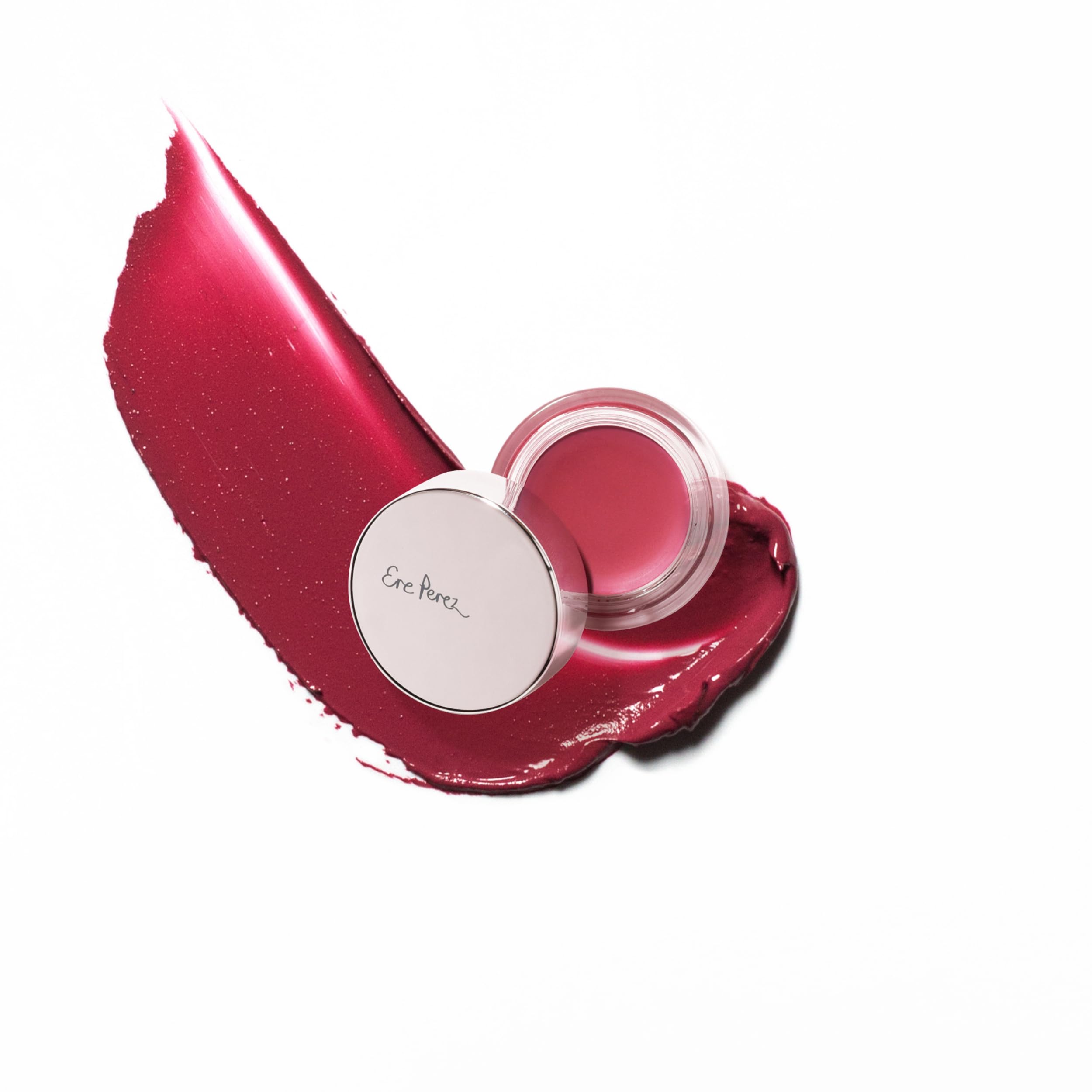 Ere Perez - Natural Carrot Color Pot - Vegan Lip + Cheek Tint (Holy (Rich Grape))