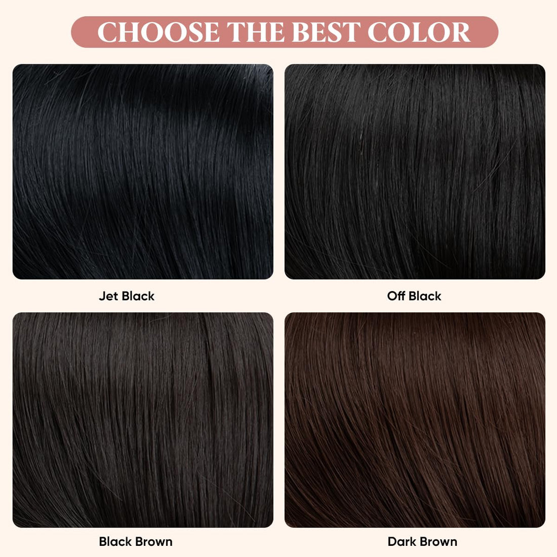 SARLA 2# Off Black: Sarla Synthetic Hairpieces, False Bangs Clip In Bangs Side Swept Bangs Extension B2 (2# Natural Black)