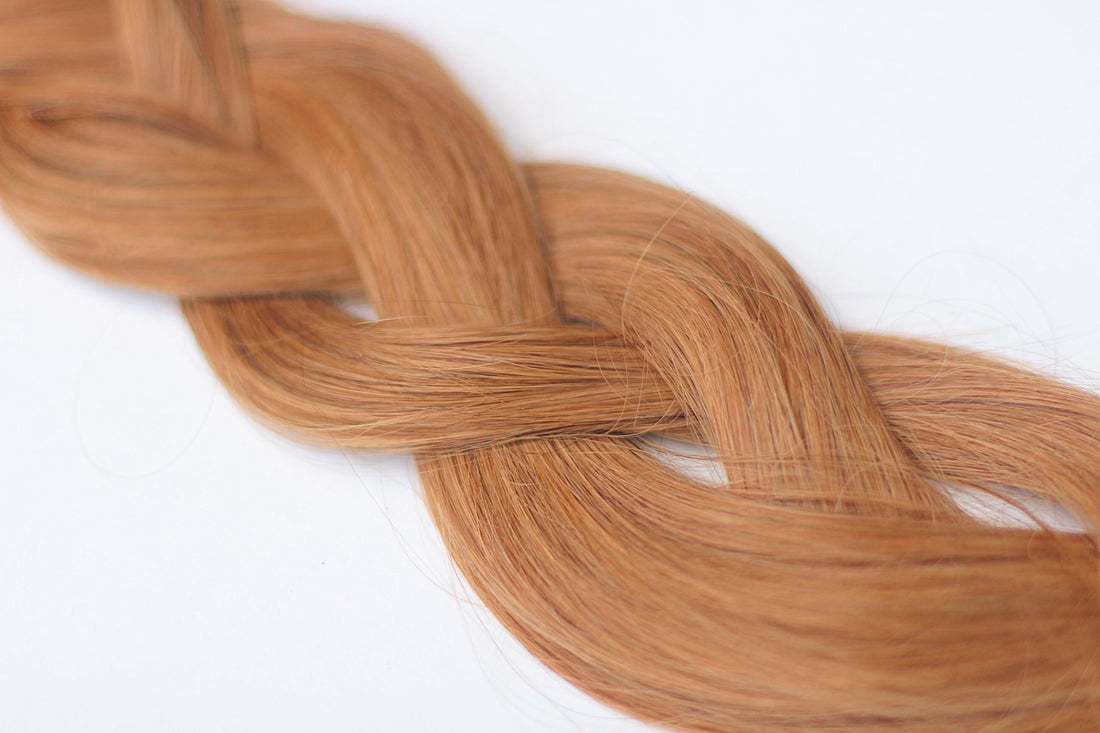 Tressmatch 20 22 Remy (Remi) Human Hair Clip In Extensions Thick To Ends Light Auburn/Red (Color #30) 10 Pieces(Pcs) Full Head Volume Set [Set Weight:5.3oz/150grams)