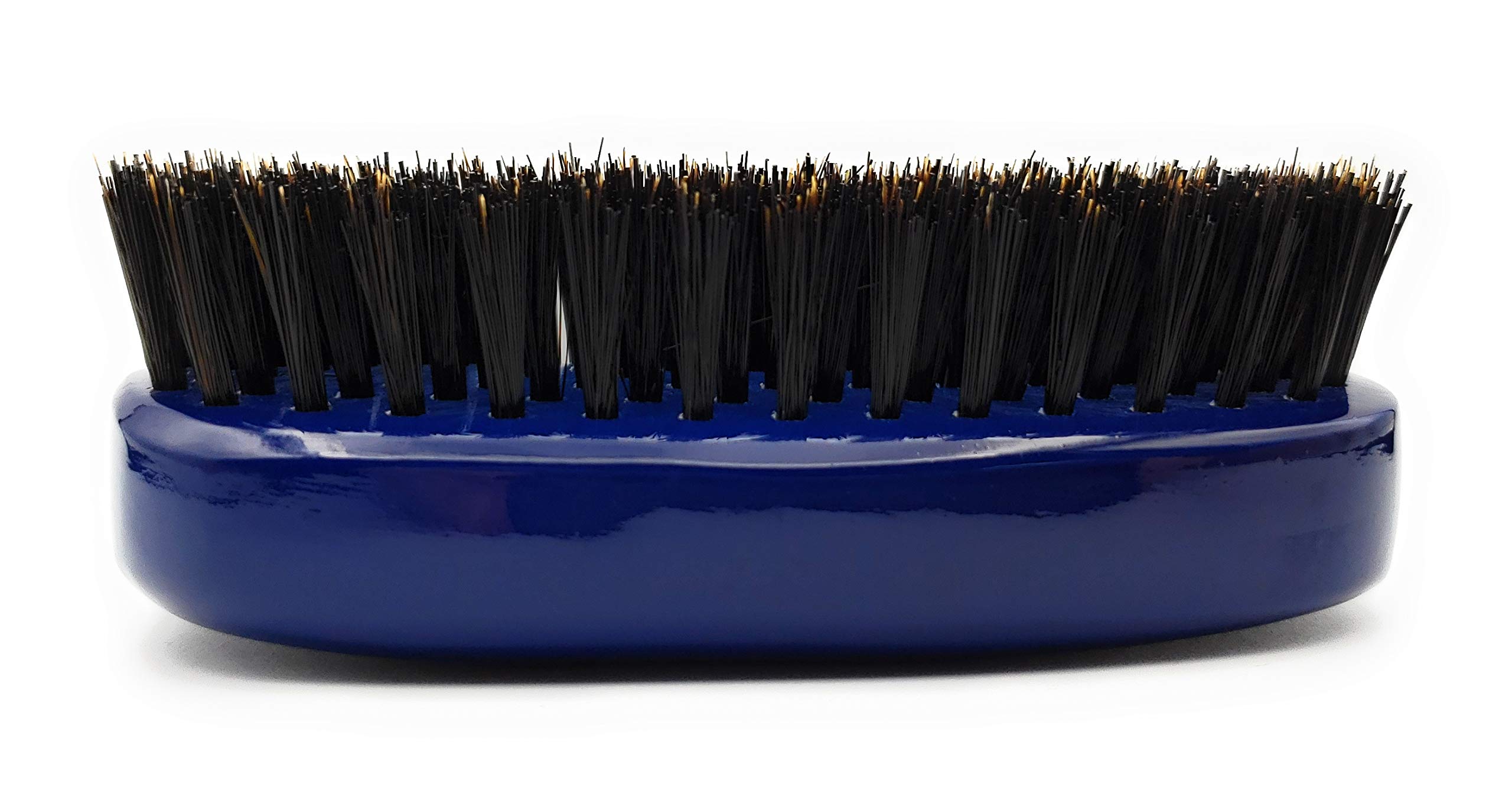 Milano Pro Boar Bristle 9-Row Reinforced Rectangular Palm Wave Brush #4452