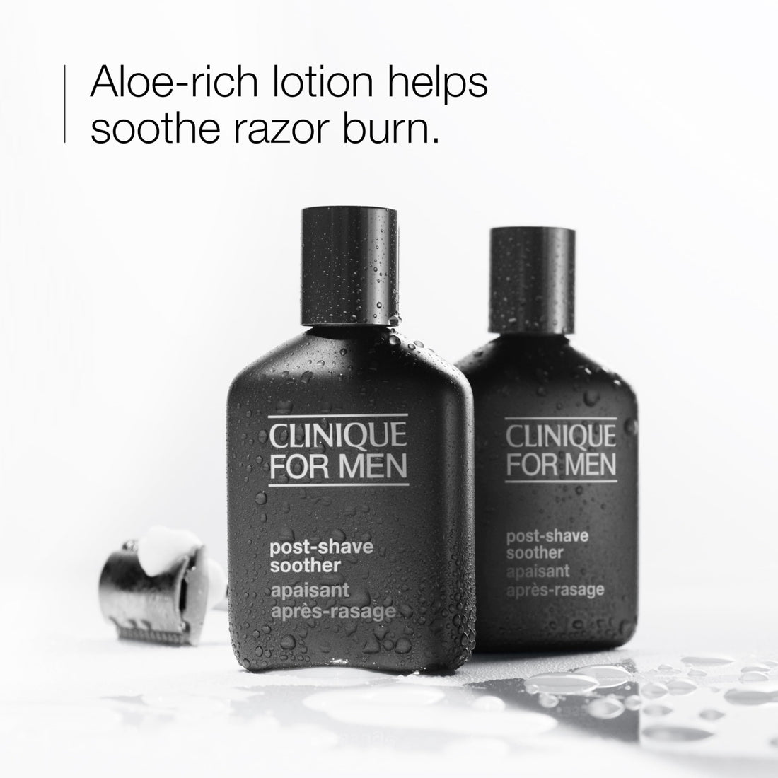 Clinique For Men Post-Shave Soother Lotion | Hydrating + Soothes Razor Burn, 2.5 Fl Oz