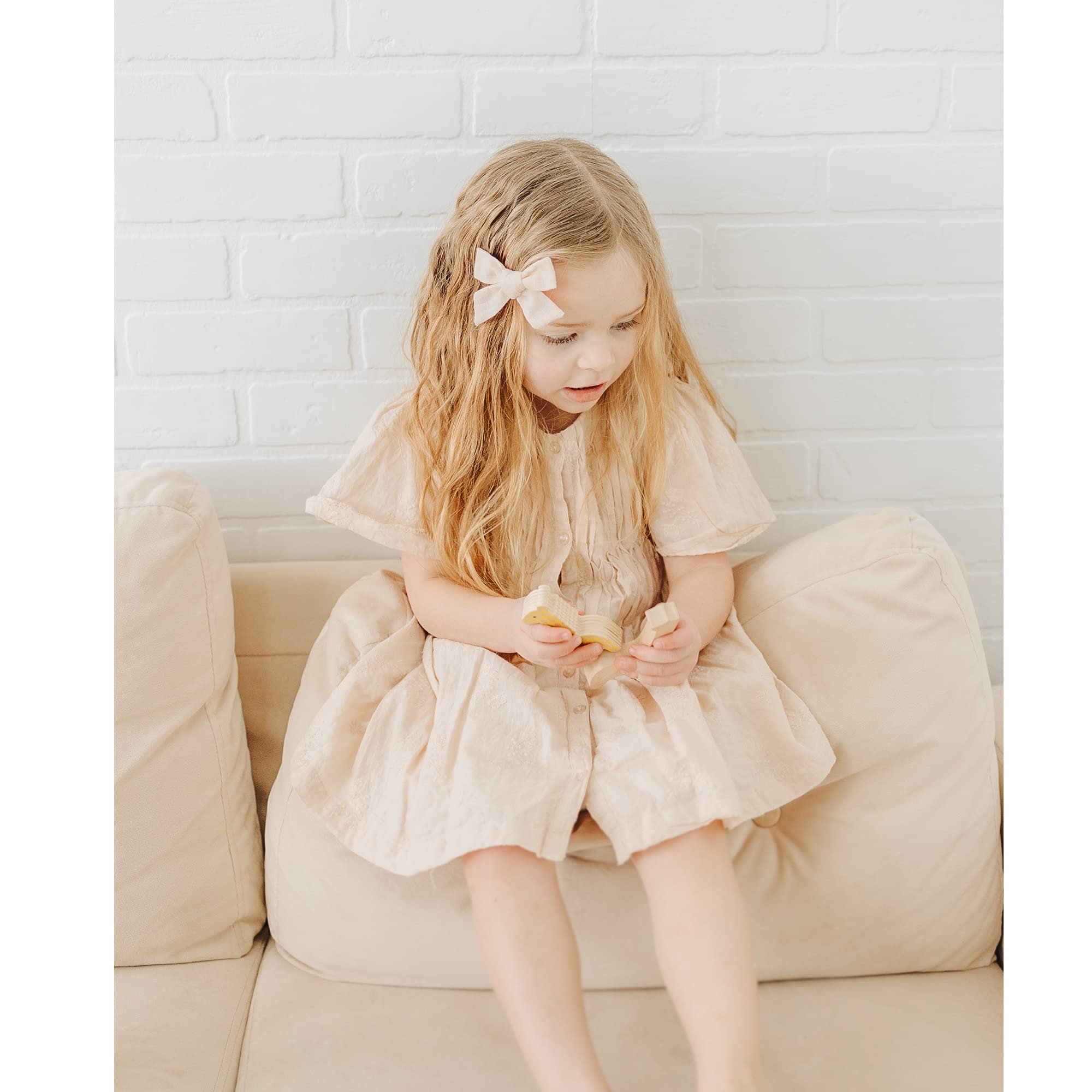 Prohouse 40 PCS Baby Girl Hair Clips, Alligator Hair Bows for Toddlers & Kids, Baby Hair Accessories