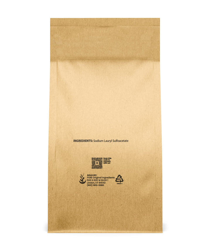 Sodium Lauryl Sulfoacetate (SLSA) (Bath Bomb Bubbles) (Gentle on Skin) (Eco-Friendly Packaging) (5 lb)