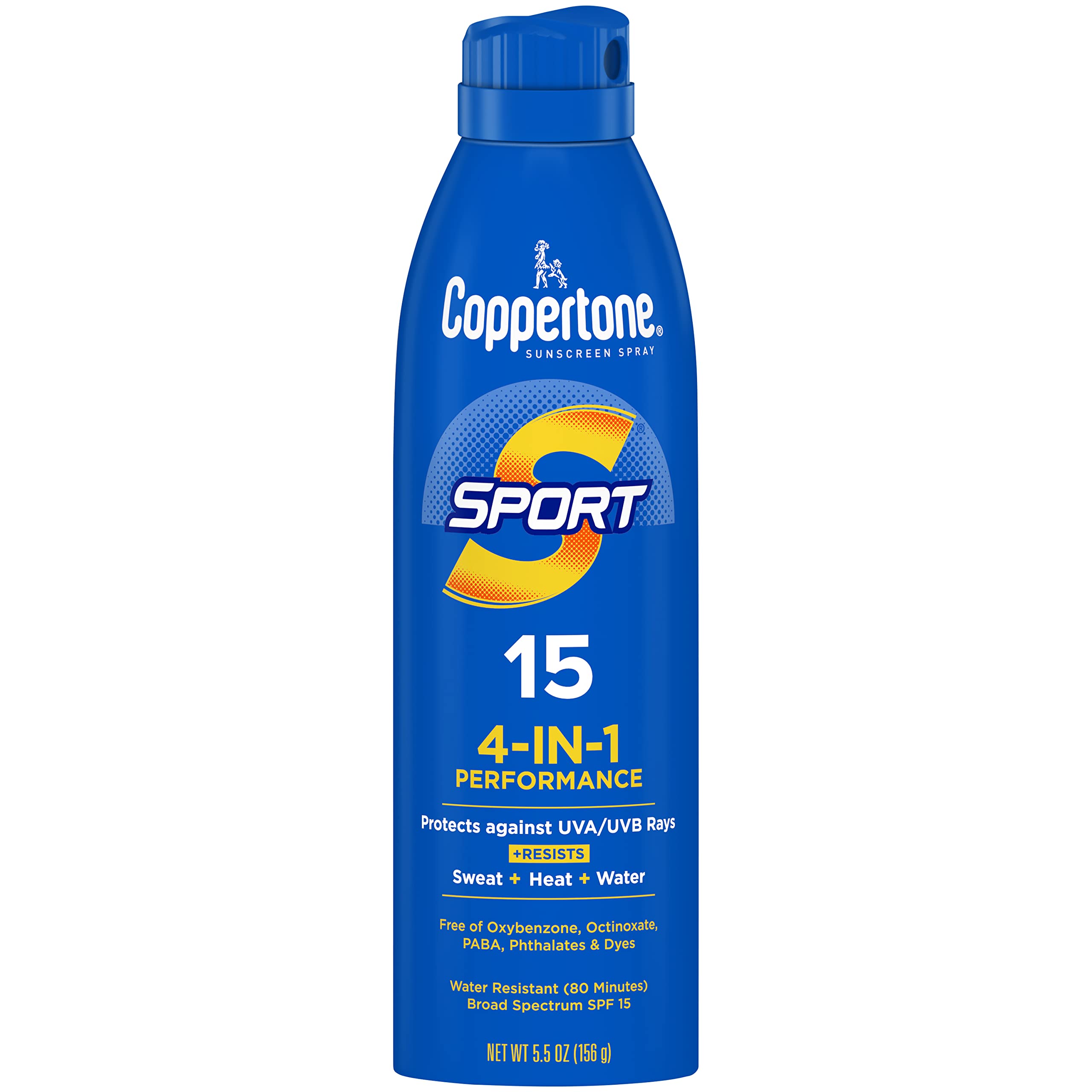 Coppertone SPORT Continuous Sunscreen Spray Broad Spectrum SPF 15 (5.5-Ounce)