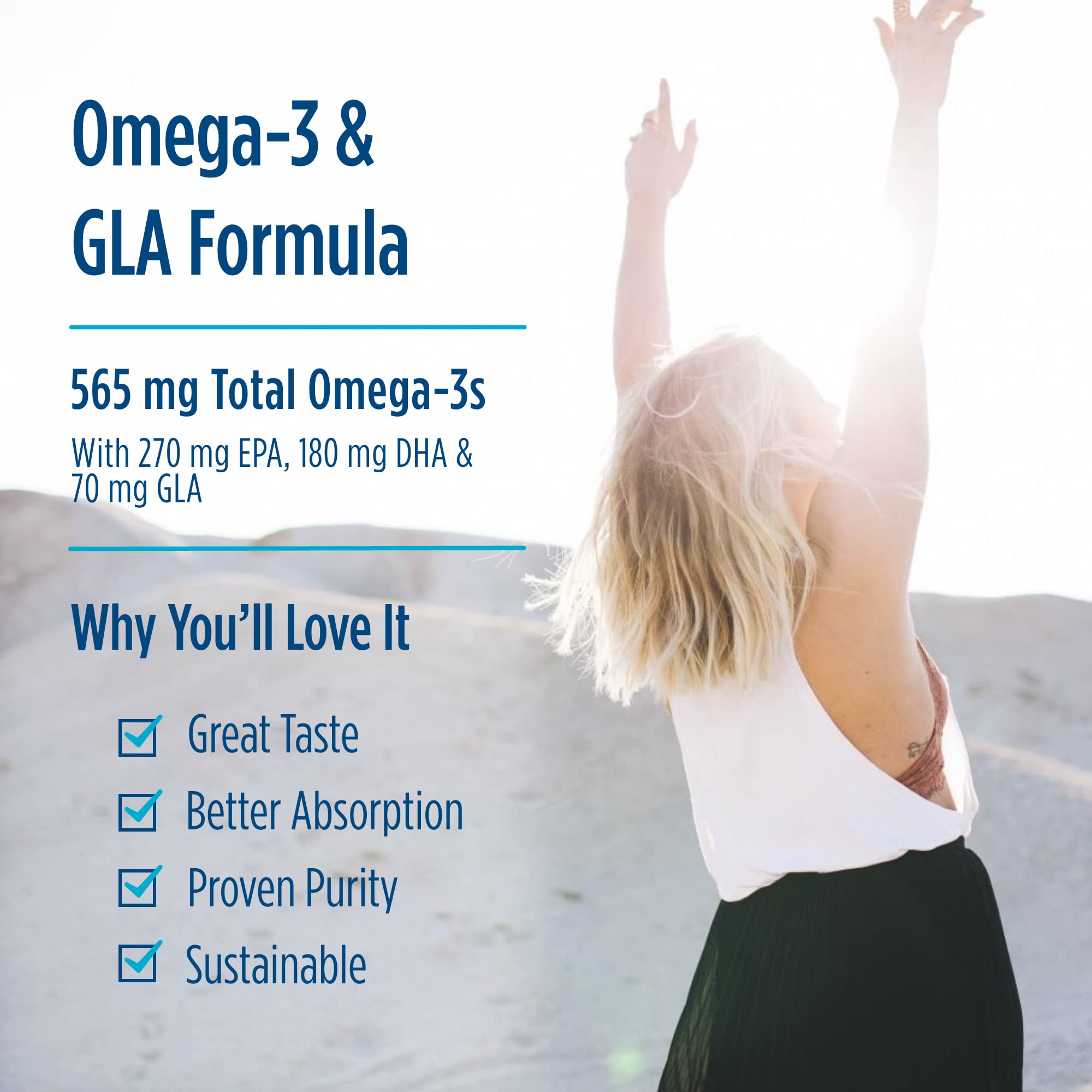 Nordic Naturals ProEFA 3-6-9, Lemon Flavor - 90 Soft Gels - 565 mg Omega-3 - EPA & DHA with Added GLA - Healthy Skin, Cognition, & Positive Mood - Non-GMO - 45 Servings