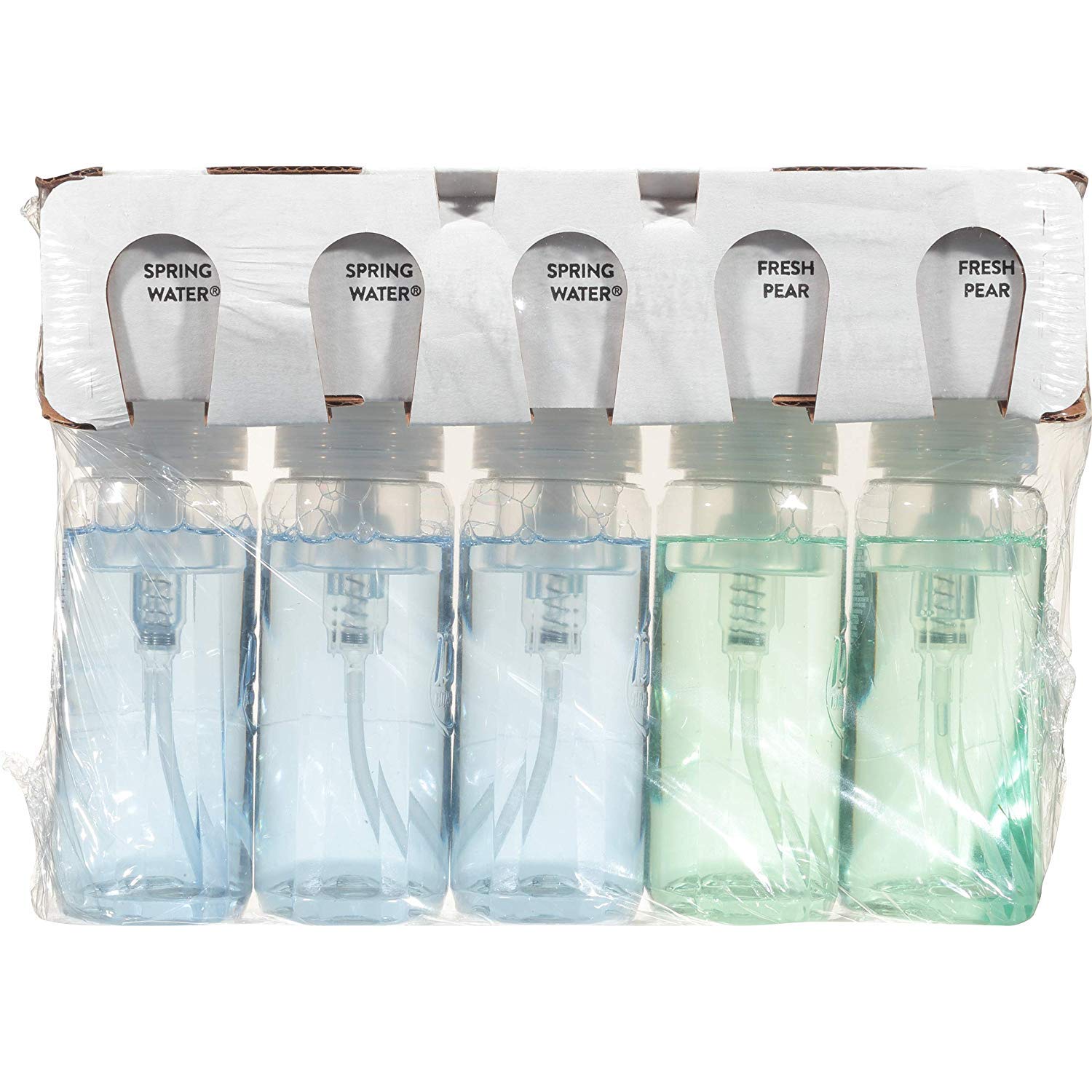 Dial Complete Antibacterial Foaming Hand Soap, 2-Scent Variety Pack, Spring Water/Fresh Pear, 7.5 Fluid Ounces Each (Pack of 5)