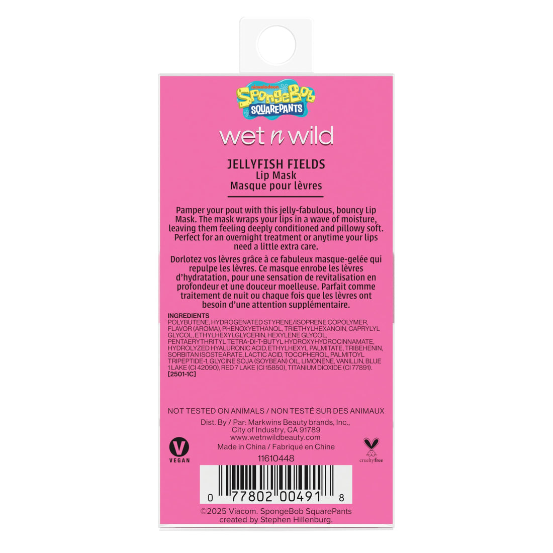 wet n wild Spongebob Lip Mask - Jellyfish Fields