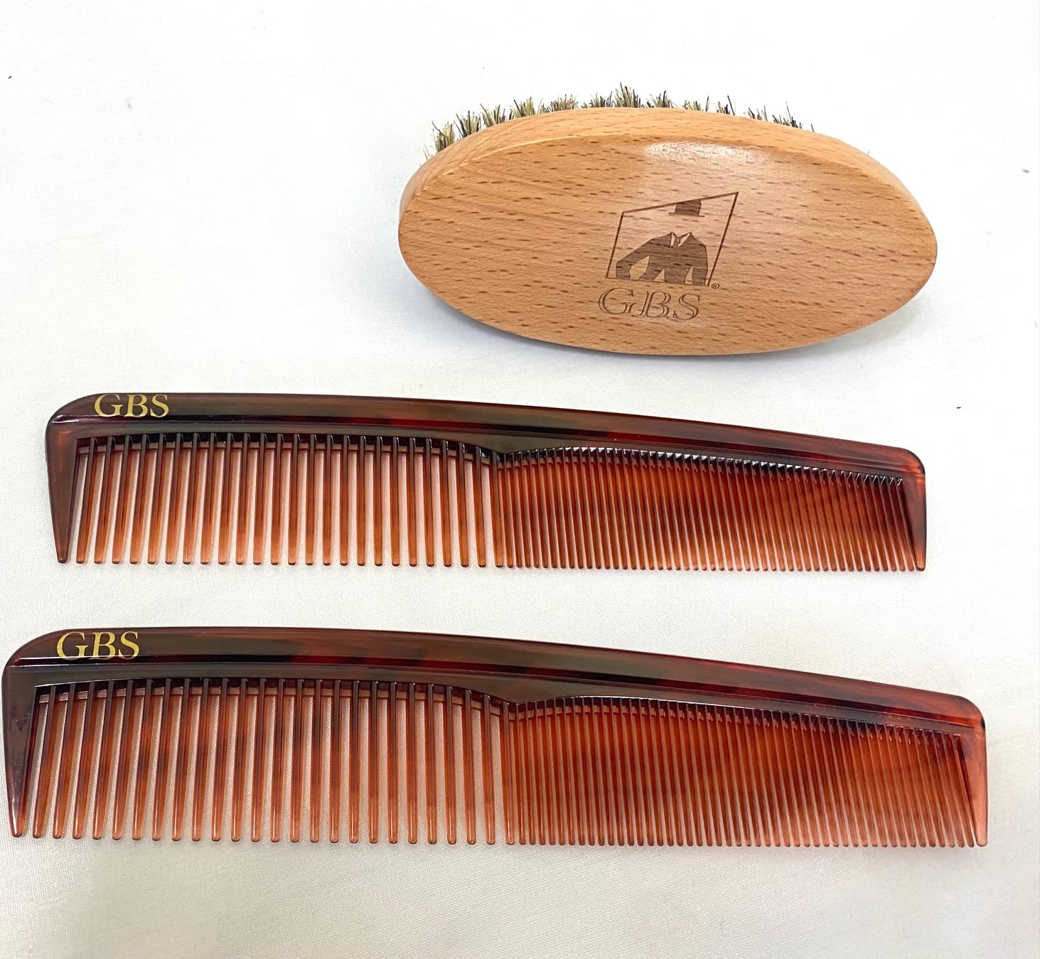 Col Ichabod Conk Handcrafted Sandalwood Large Beard Comb measures 4 3/4 x 2 1/4 and tooth length is 1 1/4 at longest point with free course fine pocket comb