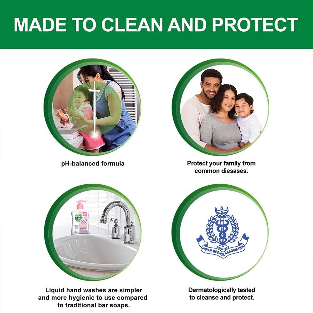 Dettol Liquid Soap Pump Skincare 215 ml