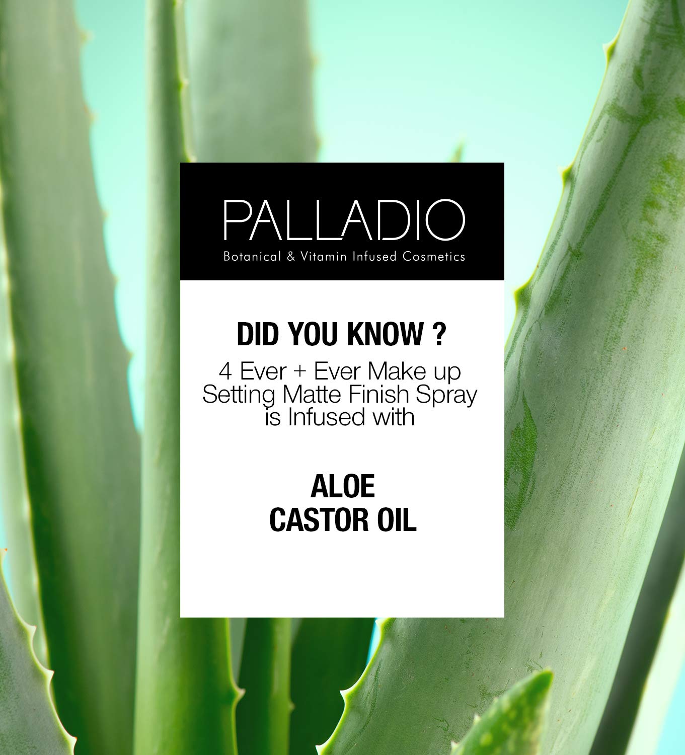 PALLADIO BEAUTY 4 EVER + EVER MAKE UP SETTING DEWY FINISH SPRAY - DEWY, 100 ml (3.4 fl oz)