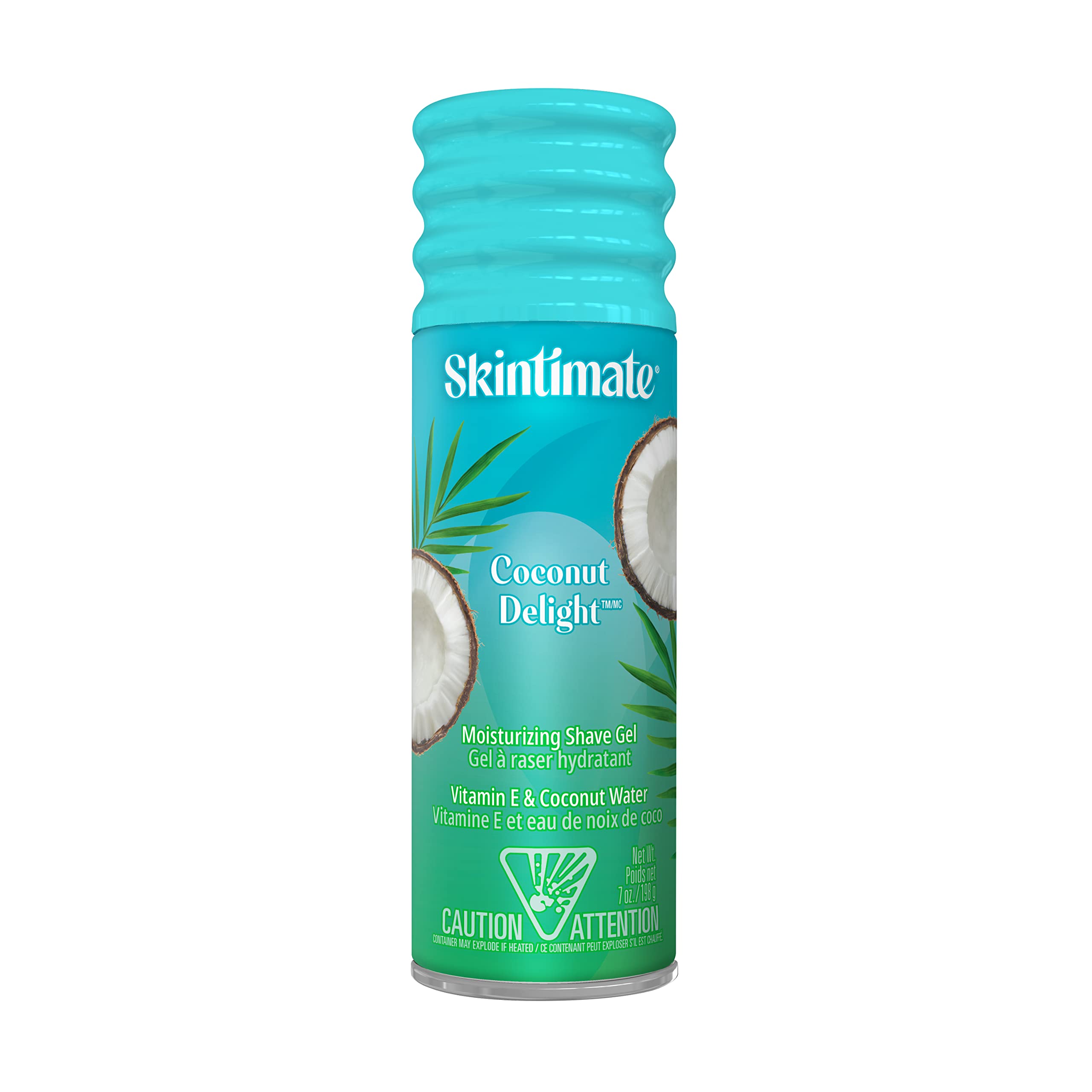 Skintimate Coconut Delight Shave Gel for Women, Seven Moisturizers Help to Replenish Skin's Natural.