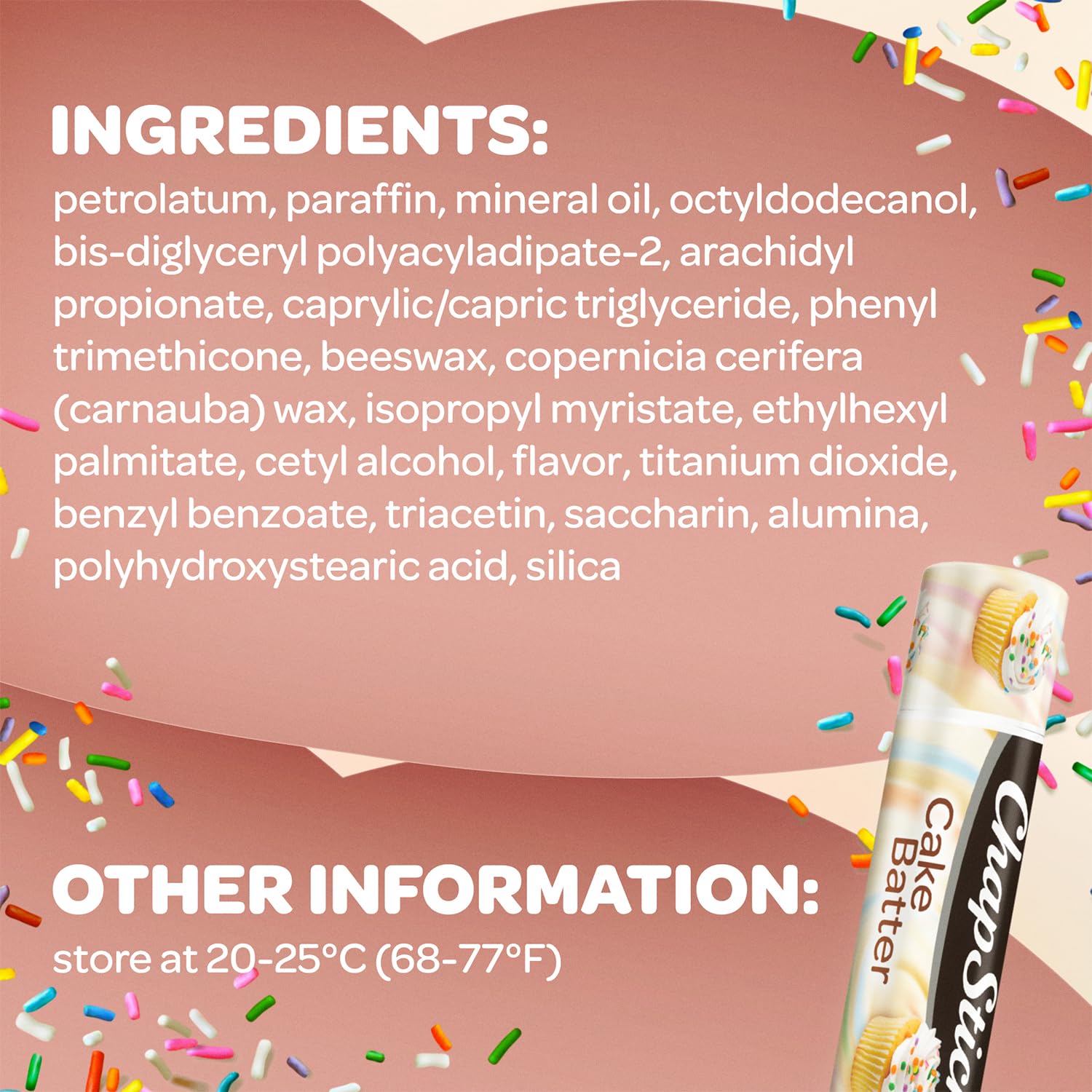 ChapStick Limited Edition Cake Batter, 12-Stick Refill Pack