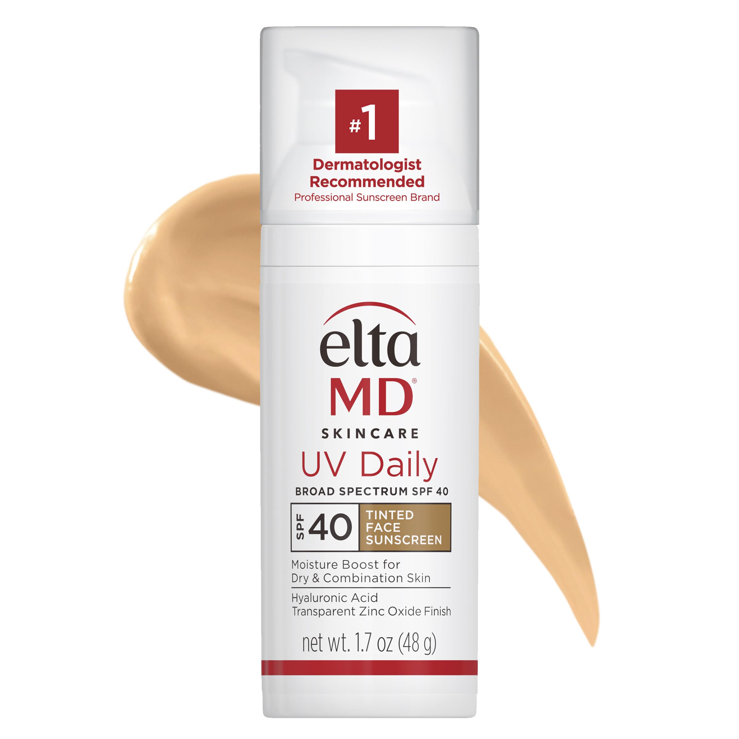 EltaMD Uv Daily Broad-Spectrum Spf 40 Tinted For All Skin Type, 1.7 Oz
