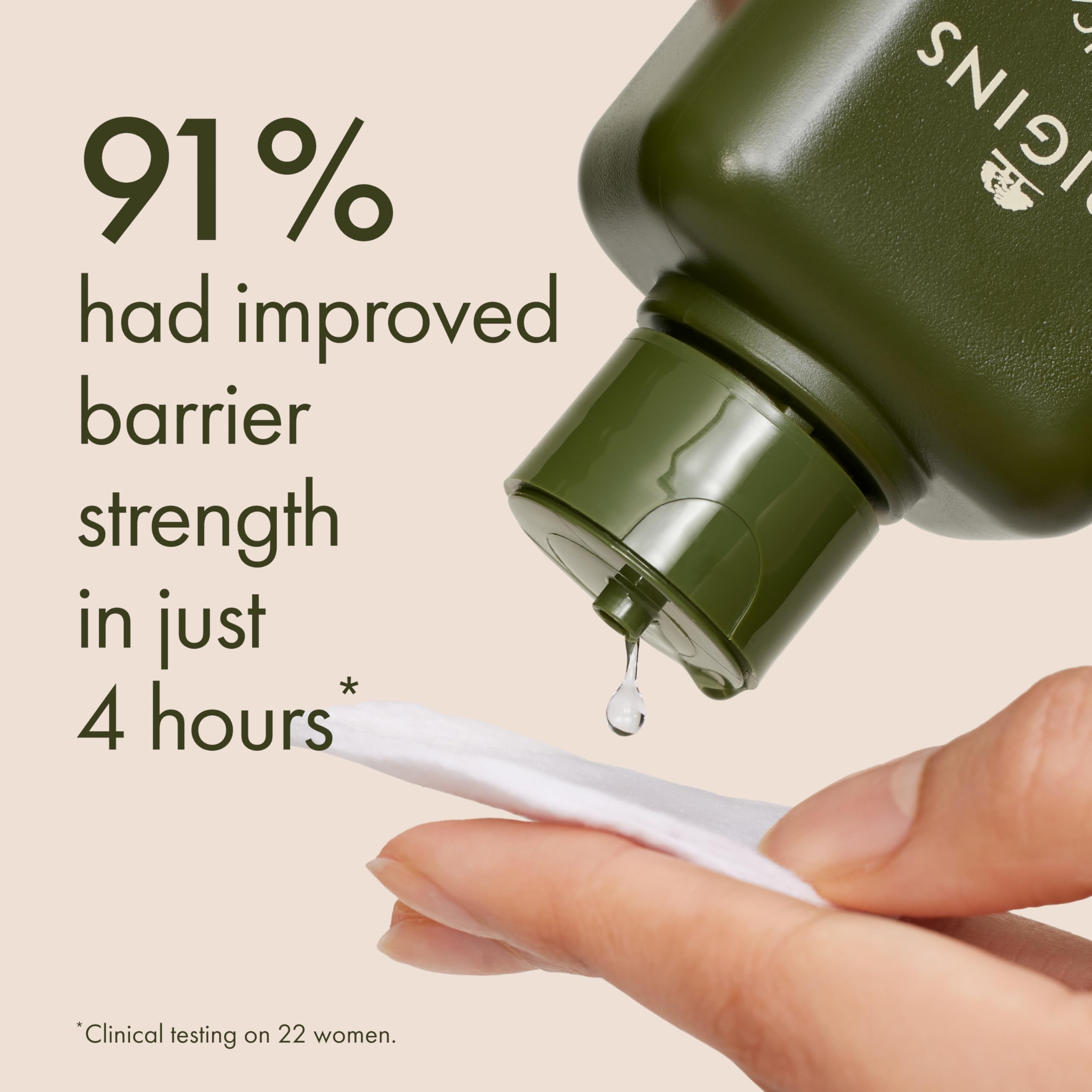 Origins Mega-Mushroom Soothing Treatment Lotion | Great for Sensitive Skin | With Reishi Mushroom | Travel Size, 3.4 Fl Oz