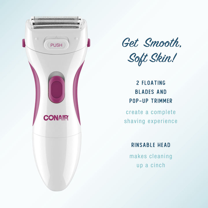 Conair LWD1R Women's Wet/Dry Battery Shaver