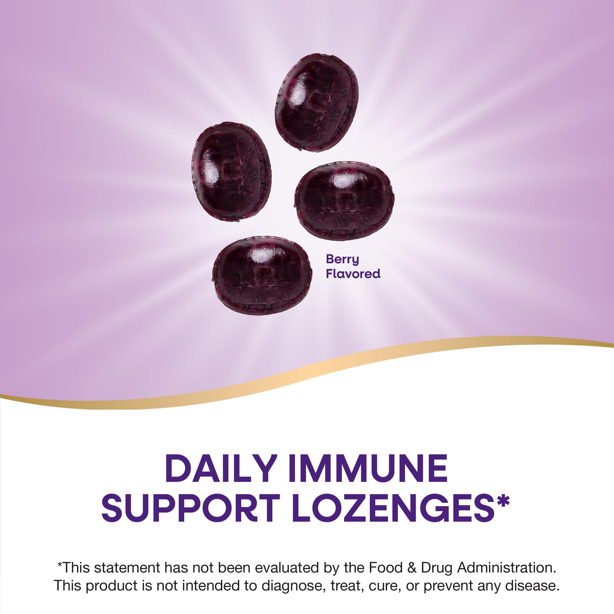 Nature’s Way Sambucus Organic Zinc Lozenges, Elderberry and Zinc Lozenges with Vitamin C, Certified Organic, Berry Flavored, 24 Lozenges