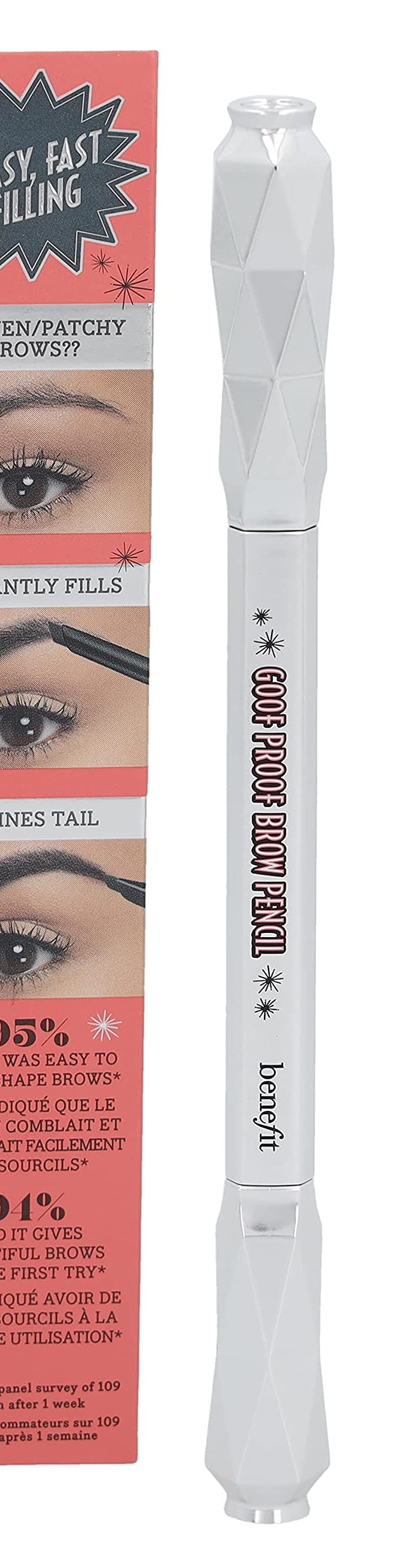 Benefit Goof Proof Brow Pencil, No. 6 Deep, 0.01 Ounce
