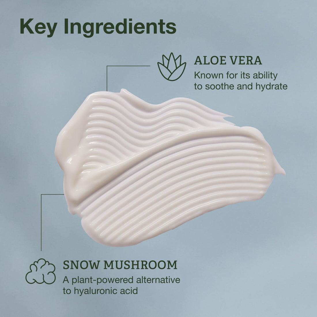 Botanics Lightweight & Hydrating Face Moisturizer for Women & Men - Gel Facial Moisturizer for Dry Skin - Enriched with Snow Mushroom & Aloe Vera - Vegan & Cruelty-Free 48-Hour Hydration (1.69 Fl Oz)
