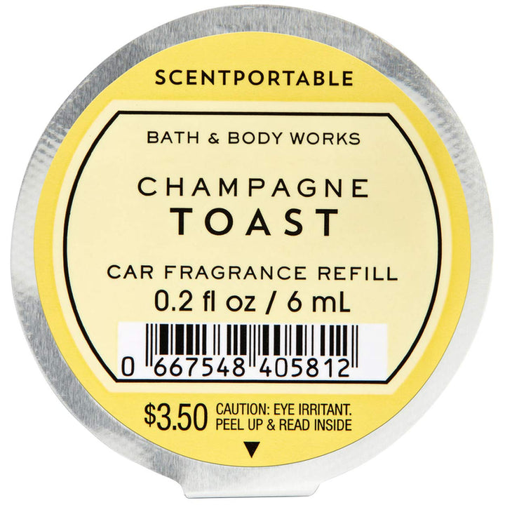 Bath and Body Works Champagne Toast Scentportable Fragrance Refill 0.2 Fluid Ounce