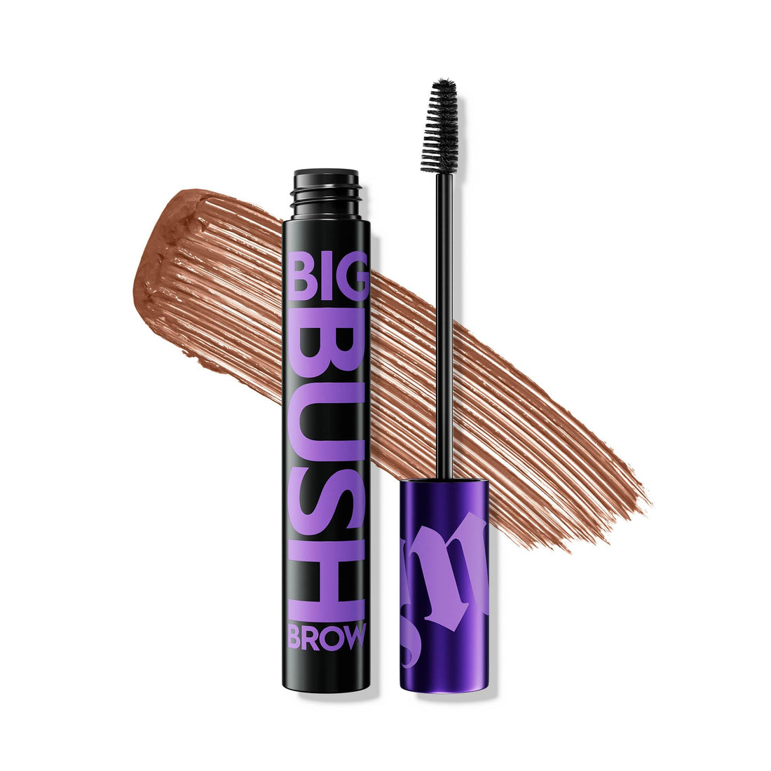 Urban Decay Big Bush Volumizing Tinted Eyebrow Gel (Gingersnap - Auburn), Waterproof, Smudge-Resistant, Flake-Resistant, Buildable Brow Gel Fibers, Up to 24 HR Hold - 0.19 fl oz