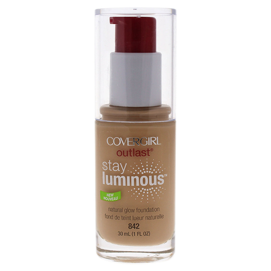 CoverGirl Outlast Stay Luminous Foundation, Medium Beige, 1 Ounce