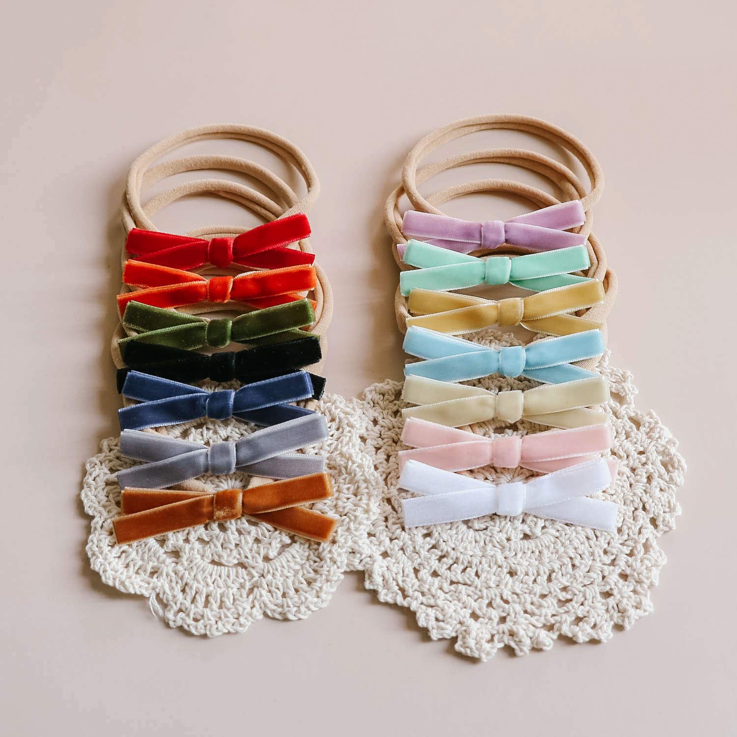 LittleJoJo Baby Girl Headbands and Bows, Newborn Infant Toddler Nylon Hairbands Hair Accessories